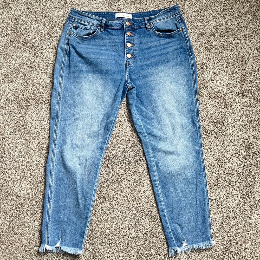 Kancan Women's Blue Denim Jeans size 15/31